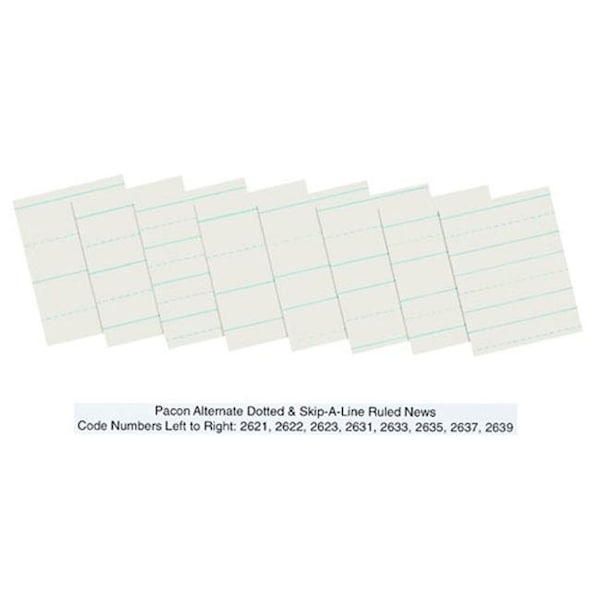 Pacon Corporation Pac2623 Ruled Newsprint Reams 1/2 Inch X 1/4 Inch PAC2623 - main
